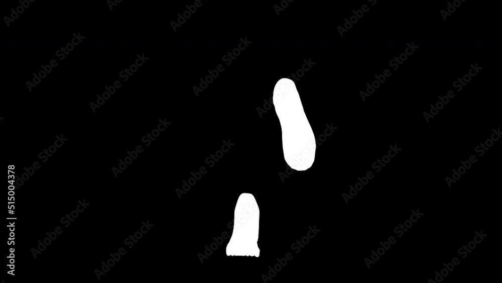 Running shoes isolated on white, front view, realtime seamless loop, luma matte included, 3D animation in ProRes 4K UHD Running shoes isolated on white, front view, realtime seamless loop, luma matte included, 3D animation in ProRes 4K UHD