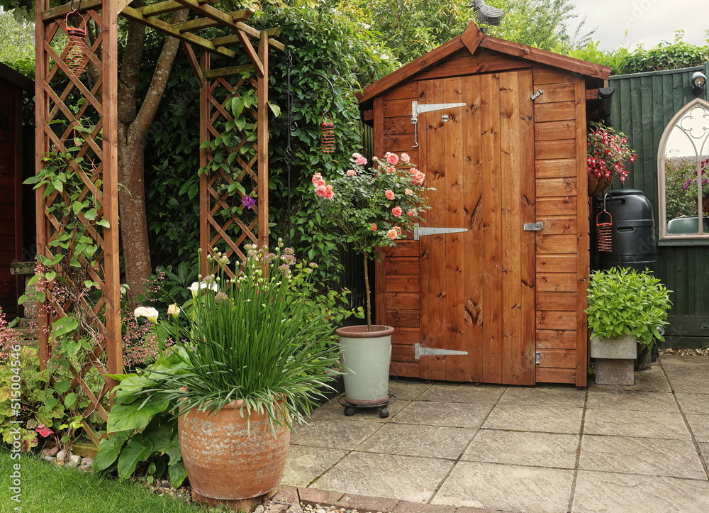 Garden Shed with water Butts