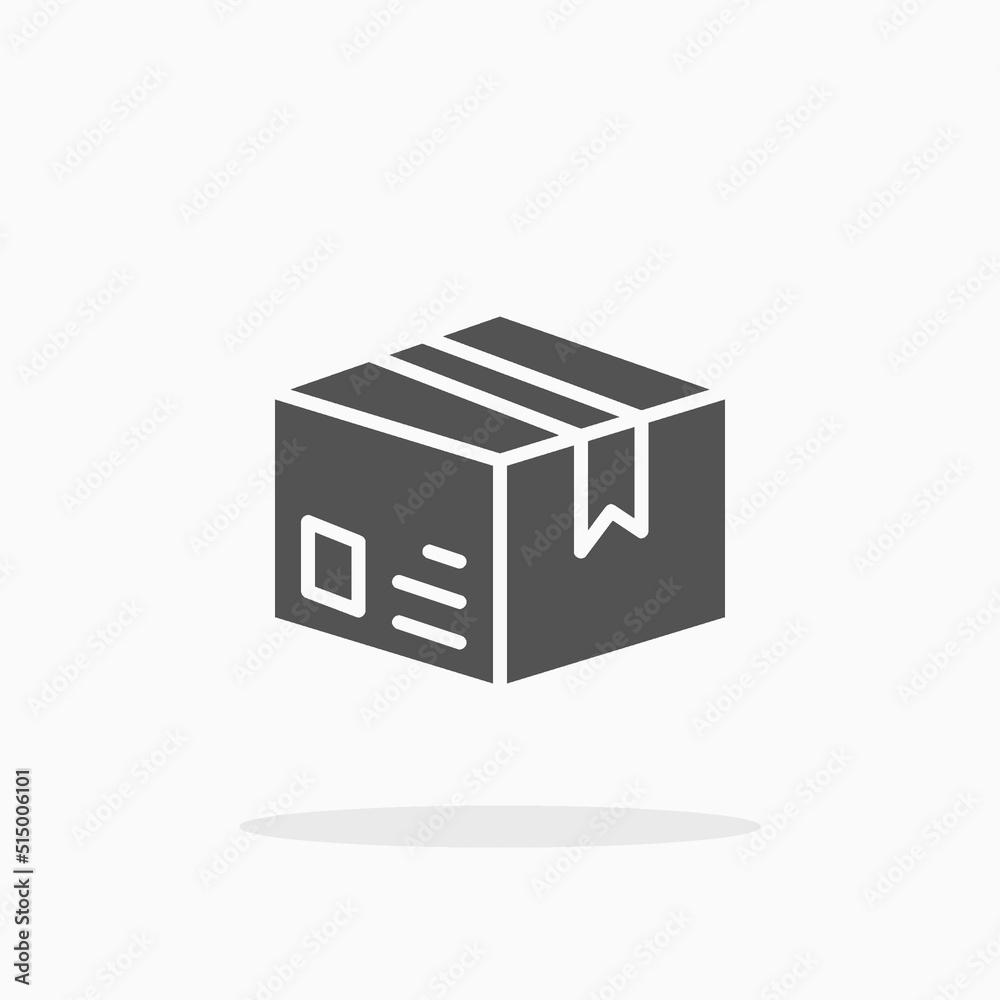 Package Delivery glyph icon. Can be used for digital product, presentation, print design and more. Package Delivery glyph icon. Can be used for digital product, presentation, print design and more.