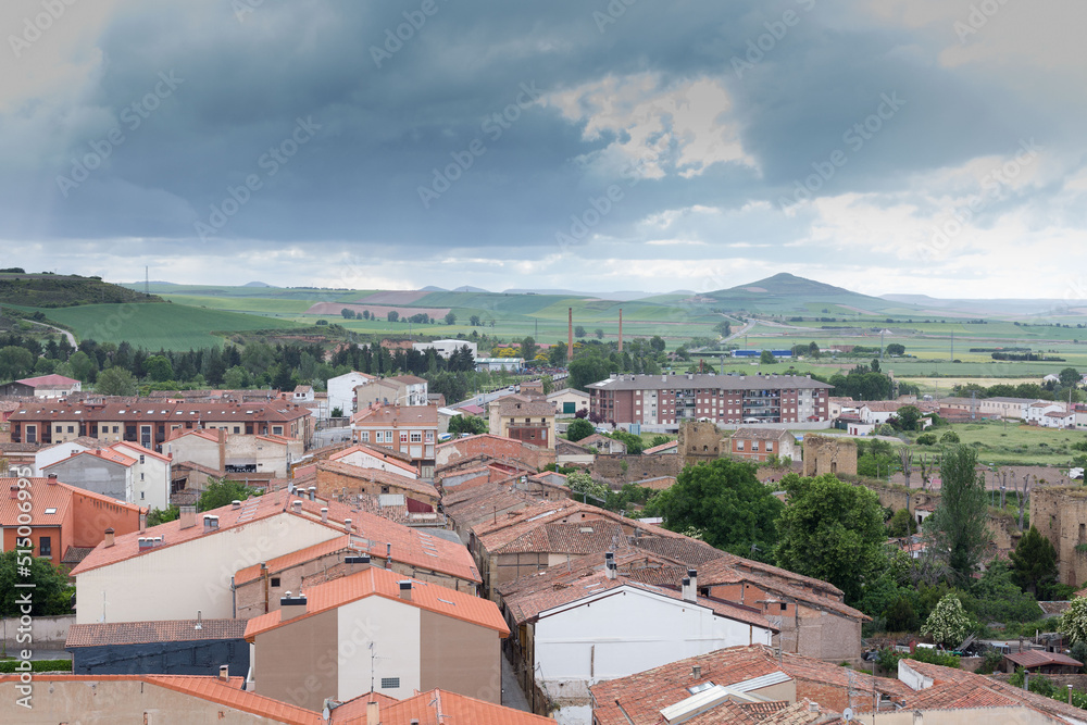 view of the town of Santo Domingo de la Calzada, Spain