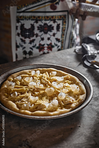 Durian and longan pizza..