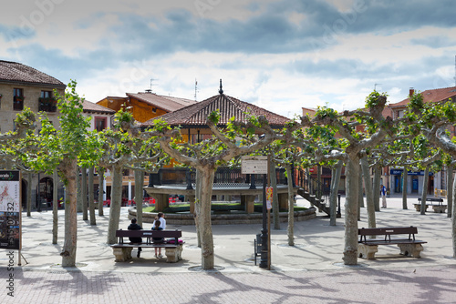 A small town in Castile in Spain, Belorado is a village where pilgrims on the Camino de Santiago pass through.