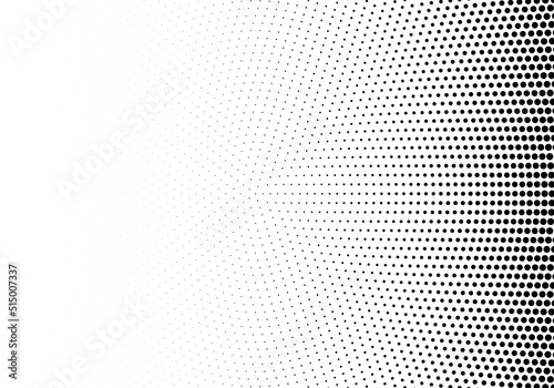 Modern circular halftone dots pattern background