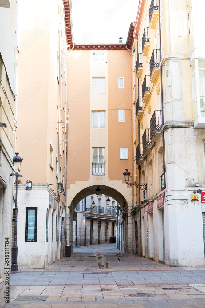 Fototapeta premium Streets of the city of Burgos, Castilla Leon, Spain