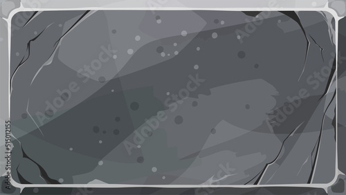 ひびが入った石板の背景イラスト_16:9