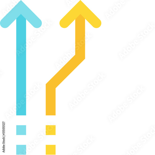 parallel flat icon