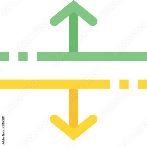 arrows flat icon