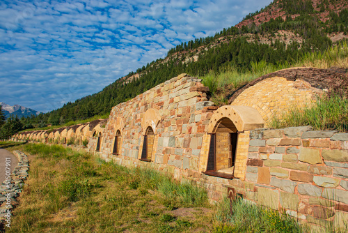 Historical coke ovens in Redstone Colorado