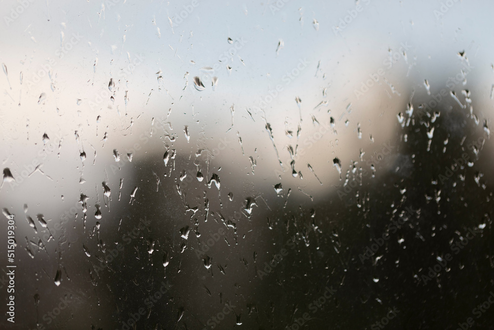 Window background with raindrops, Abstract background