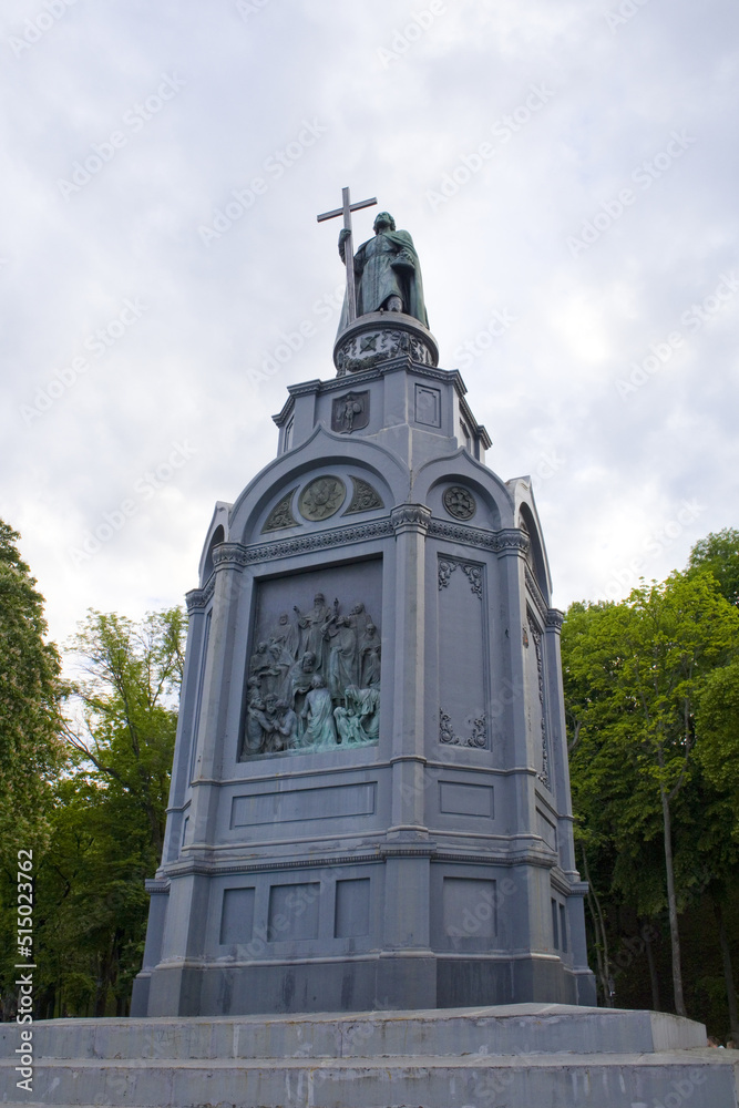 Monument to Vladimir the Great in Kyiv, Ukraine Monument to Vladimir the Great in Kyiv, Ukraine