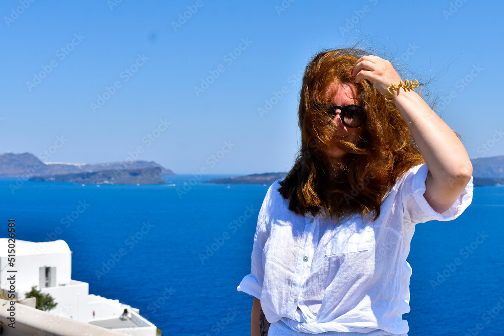 Obraz premium woman on island