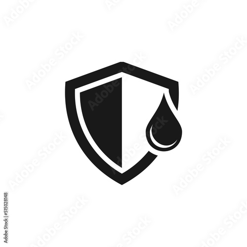Waterproof icon isolated on white background