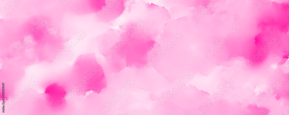 Watercolor pink abstract texture rectangle background