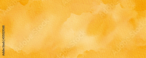 Watercolor yellow abstract texture rectangle background