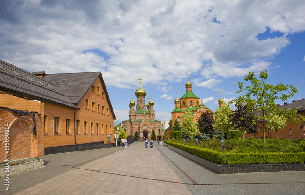 Holy Intercession Holosiivsky Monastery in Kyiv, Ukraine