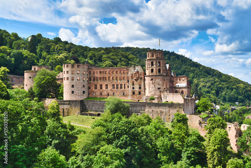 Old historic Heidelberg castle in Germany © Firn