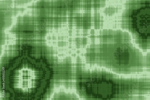 Abstract patterned art leaf green gradient grunge illustration.