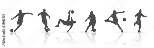 football style collection, silhouette design, vector illustration