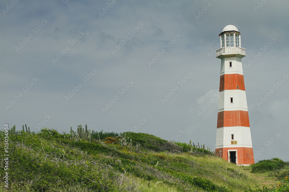 old lighthouse on a hill