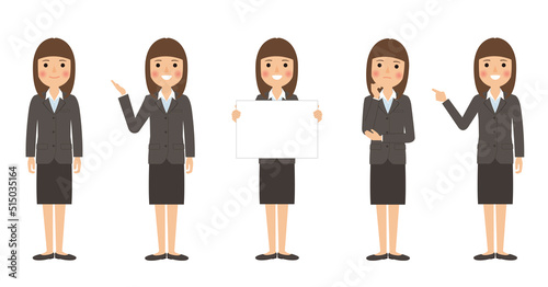 ビジネス 女性 スーツ ポーズ集