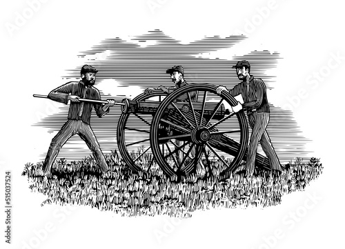 Civil War Artillery photo