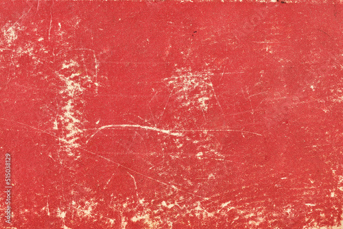 Weathered paper background from old book cover. grunge cloth texture. old book cover. Canvas textured red background