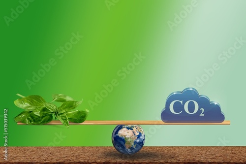 Slika na platnu Carbon Neutral and ESG Concepts