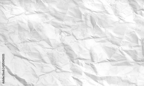 White crumpled paper texture background, White paper for texture background.