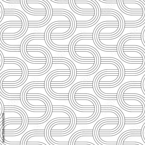 Vector seamless texture. Modern geometric background. Mesh of thin threads.