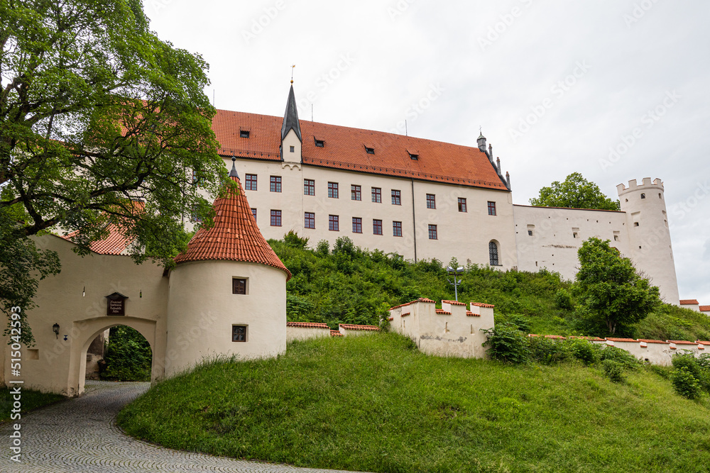 the high castle of Füssen, in southern Bavaria