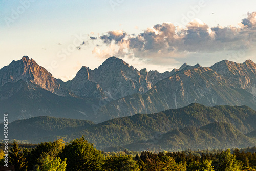 the Bavarian Alps in the region of the castles of Ludwig II of Bavaria © philippe paternolli