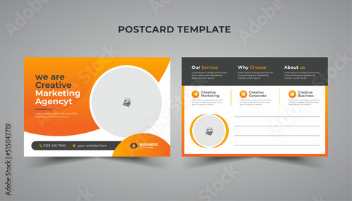 Creative vector illustration of postcard isolated on transparent background. Postal travel card art design.
Abstract concept graphic element Corporate business or marketing agency postcard template