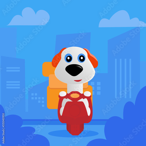 Delivery dog