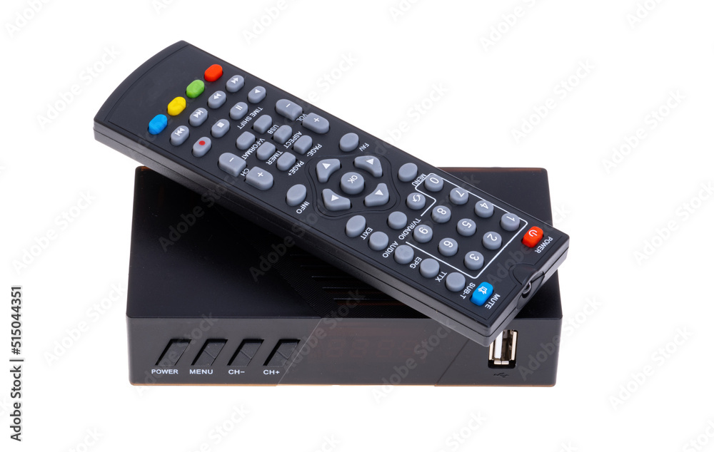 television tuner with remote control isolated television tuner with remote control isolated