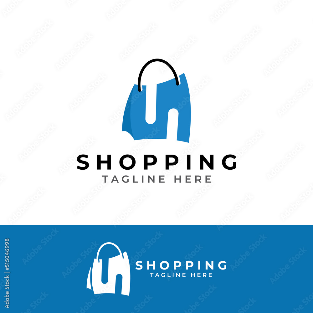 Shopping bag and online shopping cart logo.Logo suitable for sale,discount,shop.With vector illustration editing. Shopping bag and online shopping cart logo.Logo suitable for sale,discount,shop.With vector illustration editing.