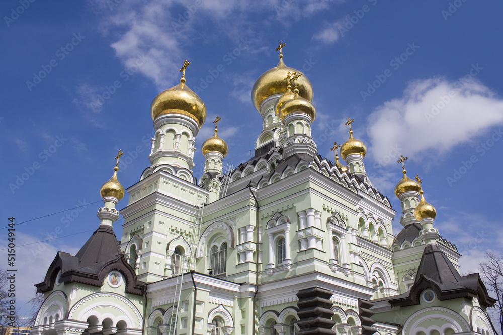 St. Nicholas Cathedral of Pokrovsky Monastery in Kyiv, Ukraine