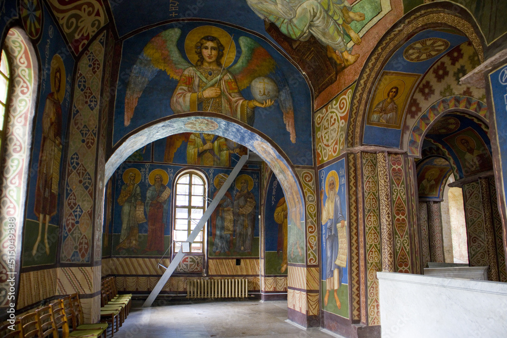 Interior of  Kirillovskaya Church in Kyiv, Ukraine