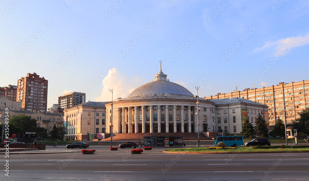 Circus building in Kyiv, Ukraine