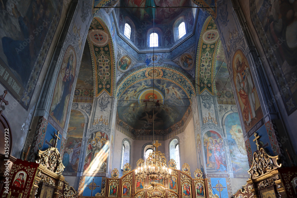  Interior of Church of Mykoli Pritiska in Kyiv, Ukraine