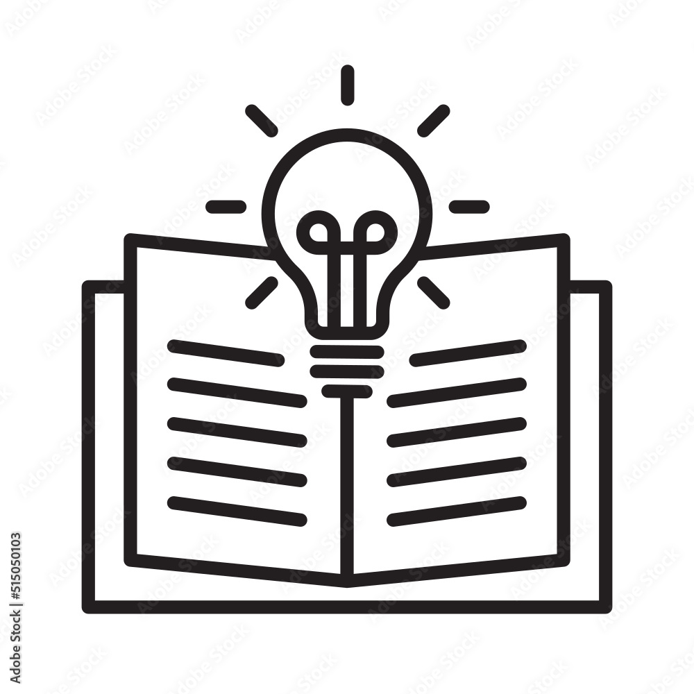 Learning vector icon, open book symbol. Modern, simple flat vector illustration for web site or mobile app Learning vector icon, open book symbol. Modern, simple flat vector illustration for web site or mobile app