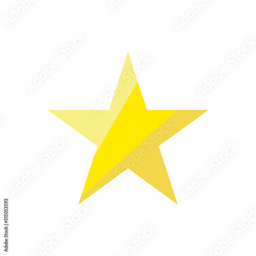 golden star- vector icon