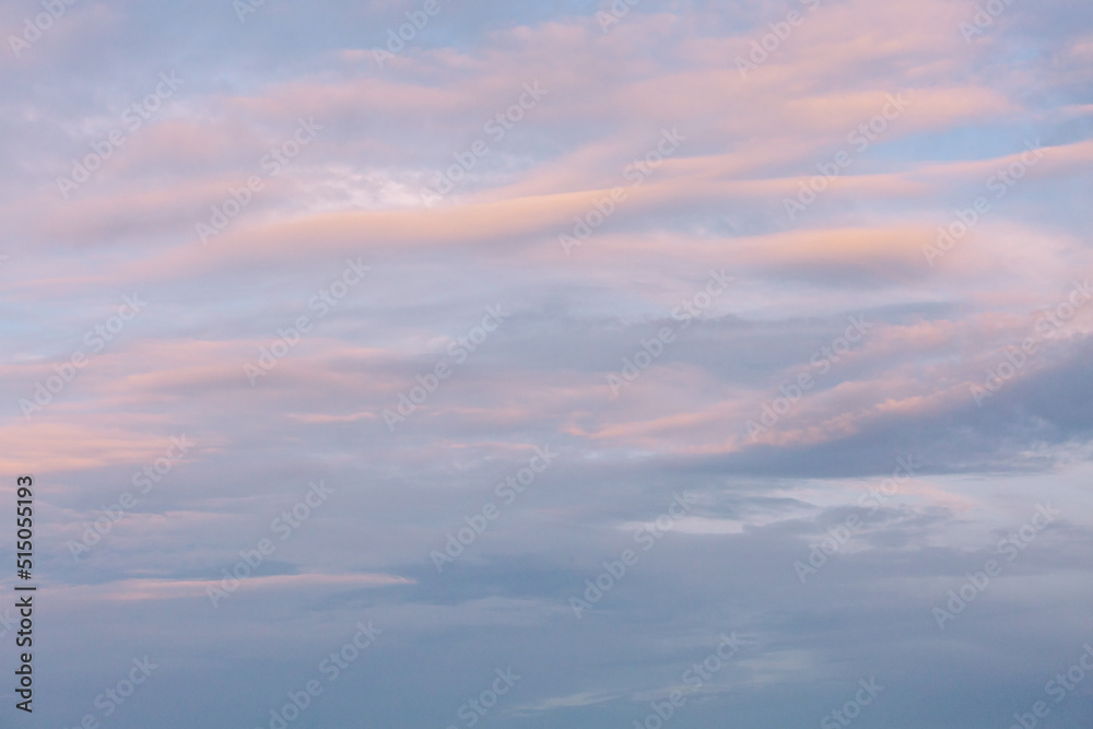Sky background with pink hues during sunset. Sky background with pink hues during sunset.