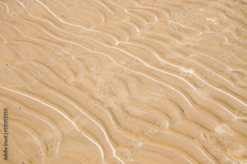 Sand patterns in Santa Ana beach, near Juan Lacaze, Colonia, Uruguay photo