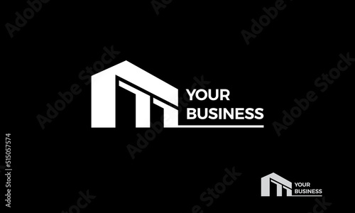 M building logo