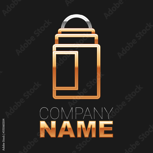 Line Antiperspirant deodorant roll icon isolated on black background. Cosmetic for body hygiene. Colorful outline concept. Vector