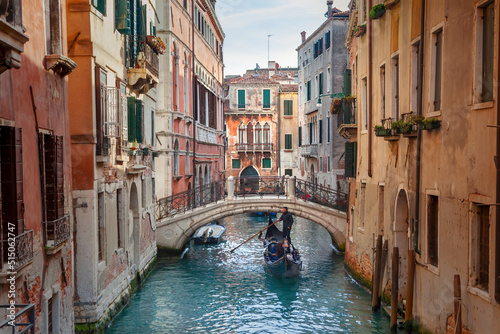 Obraz na płótnie Canal in Venice, Italy w salonie