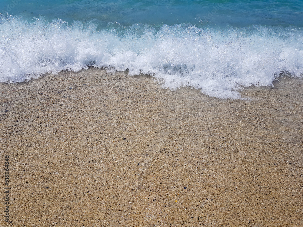 Beautiful waves of Cleopatra sea beach in Alanya, Turkey Beautiful waves of Cleopatra sea beach in Alanya, Turkey