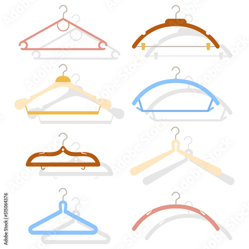 flat hangers for wardrobe, fashion clothes hanger