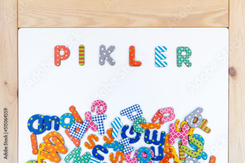 Fotografie Pikler text