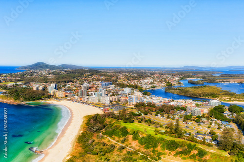 D Forster beach park downtown